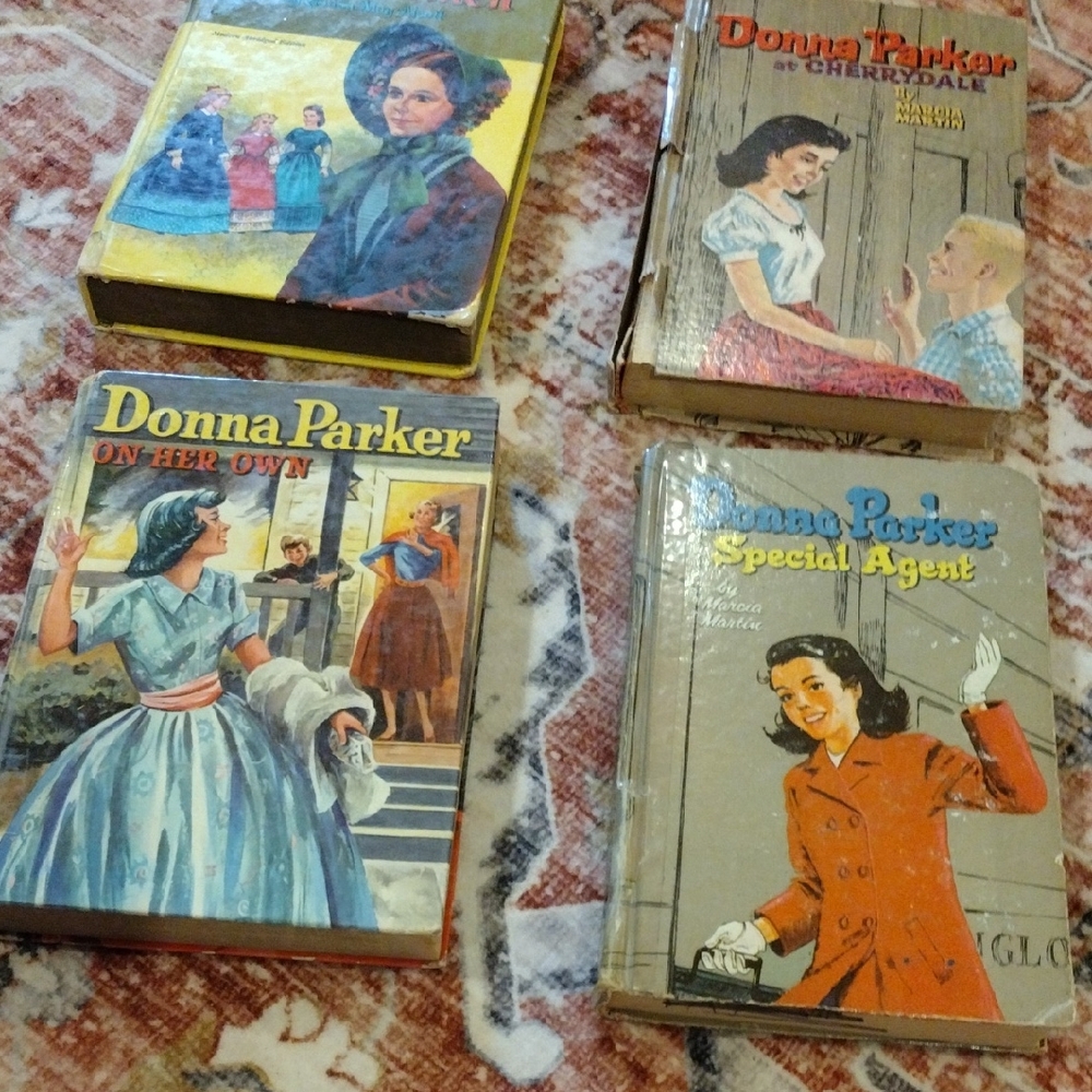 Vintage Donna Parker 3Books Plus little Women whitman publishing